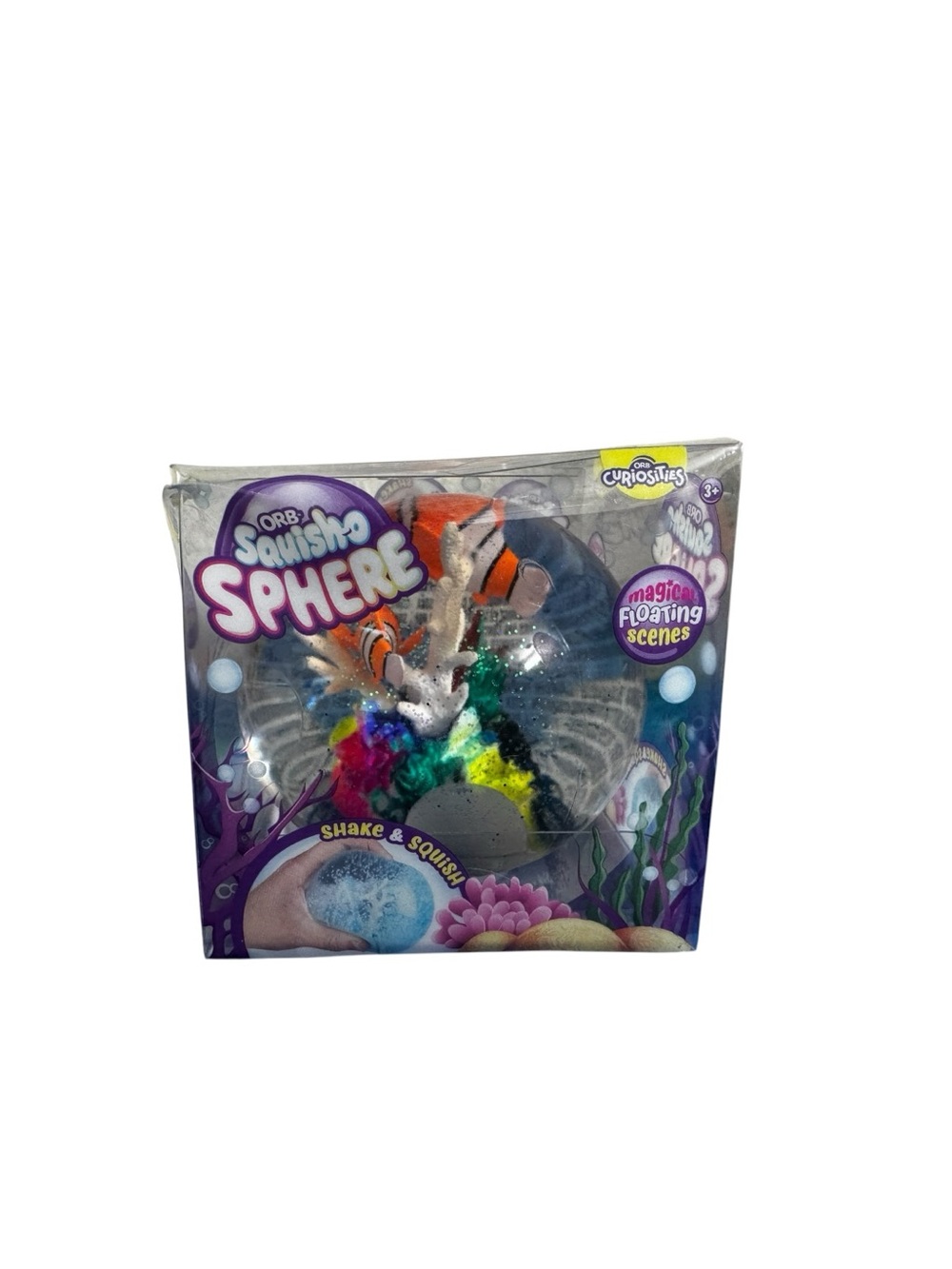 ORB Squish-O Sphere Fish Aquarium Squish Toy Fidget Stress Ball Squeeze